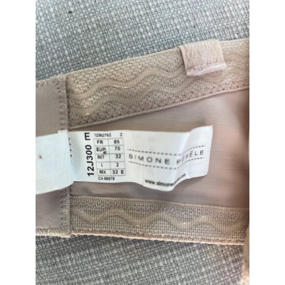 Simone Perele Strapless Lace Bra 32E Nude France - Picture 5 of 9